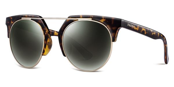 TAC Parim Polarized Sunglasses Lens Light Weight Material Women Black Red Frame