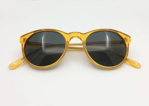 Small round vintage acetate sunglasses for women hot style in 2018