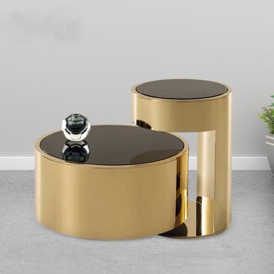 parte superior 35cm de mármore de vidro preta da mesa de centro 0.33m de 500mm