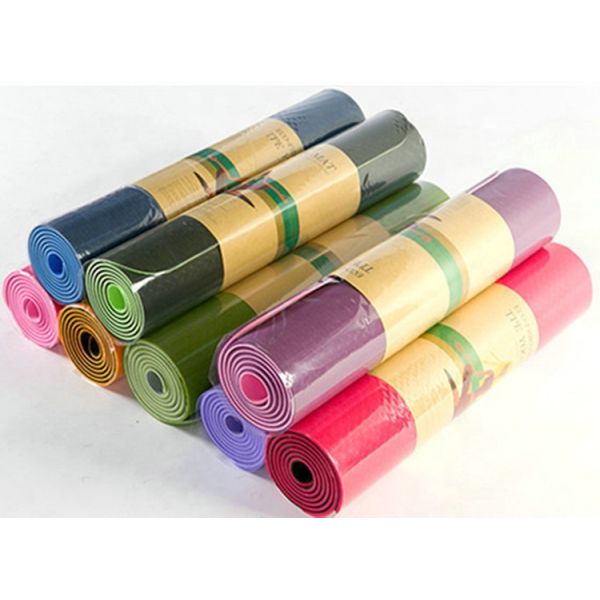 High quality OEM LOGO non-slip Exercise mat TPE yoga mat