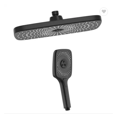 Высокое давление ручной монтируемый на стене душ полированный для ванной дождь