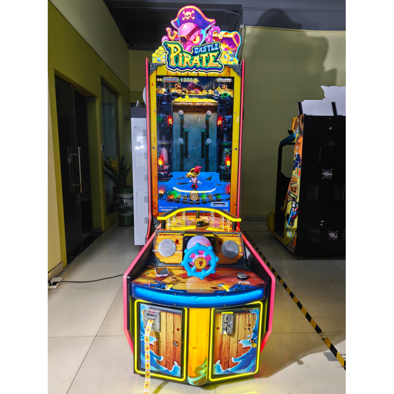 Coin Operated Games for Game Centers High-Performance Pirate Castle Ticket Redemption Arcade Machines
