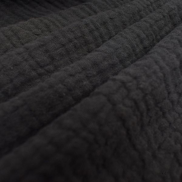 Пряжа покрасила желтый цвет 130GSM крепирует ткань марли Crinkle ткани марли двойную