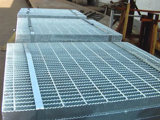 High Strength Hot Dipped Galvanized Steel Grating Serrated Drain Cover for Outdoor Building