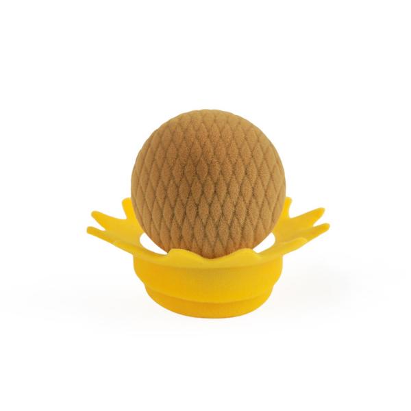 personalized  hign quality sunflower velvet yellow jewelry box for ring