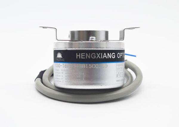 10mm Hole Hollow Shaft Incremental Encoders K50 RS422 Signal Output DC10.8 -26.4V