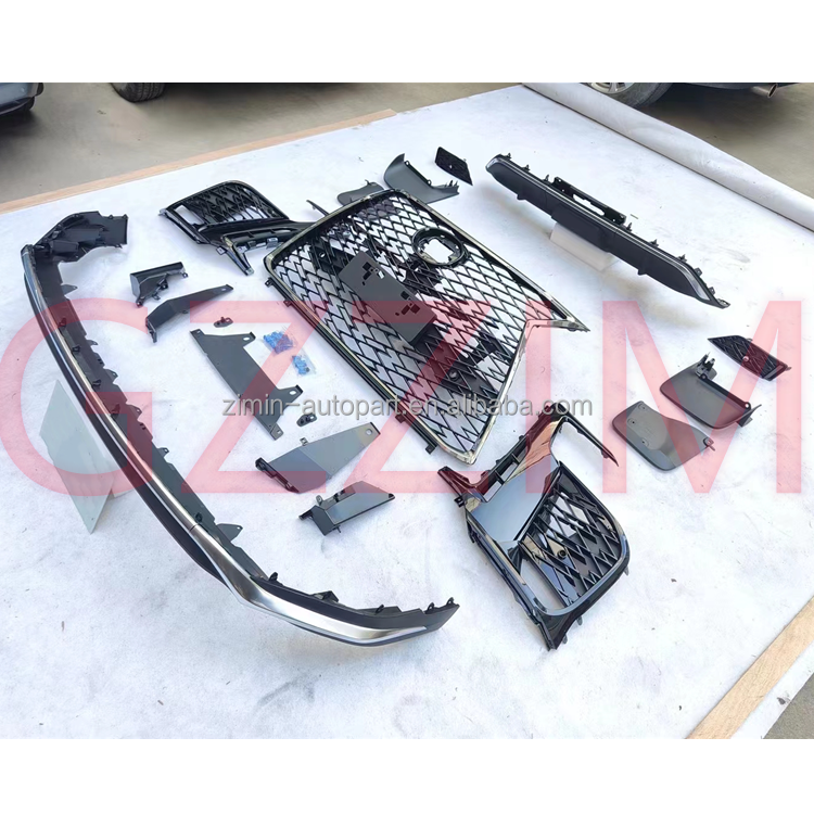 Lexus LX600 Factory Auto Parts Front Black Grille Middle Grille Kit Bodykit