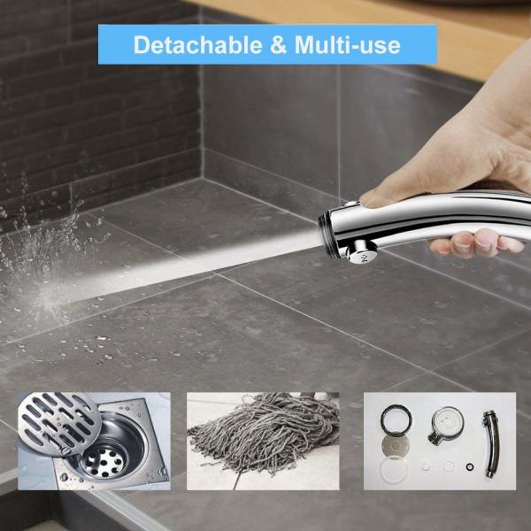 JK-2800 China sanitary ware factory supply three functions high water pressure hand shower chorme plated