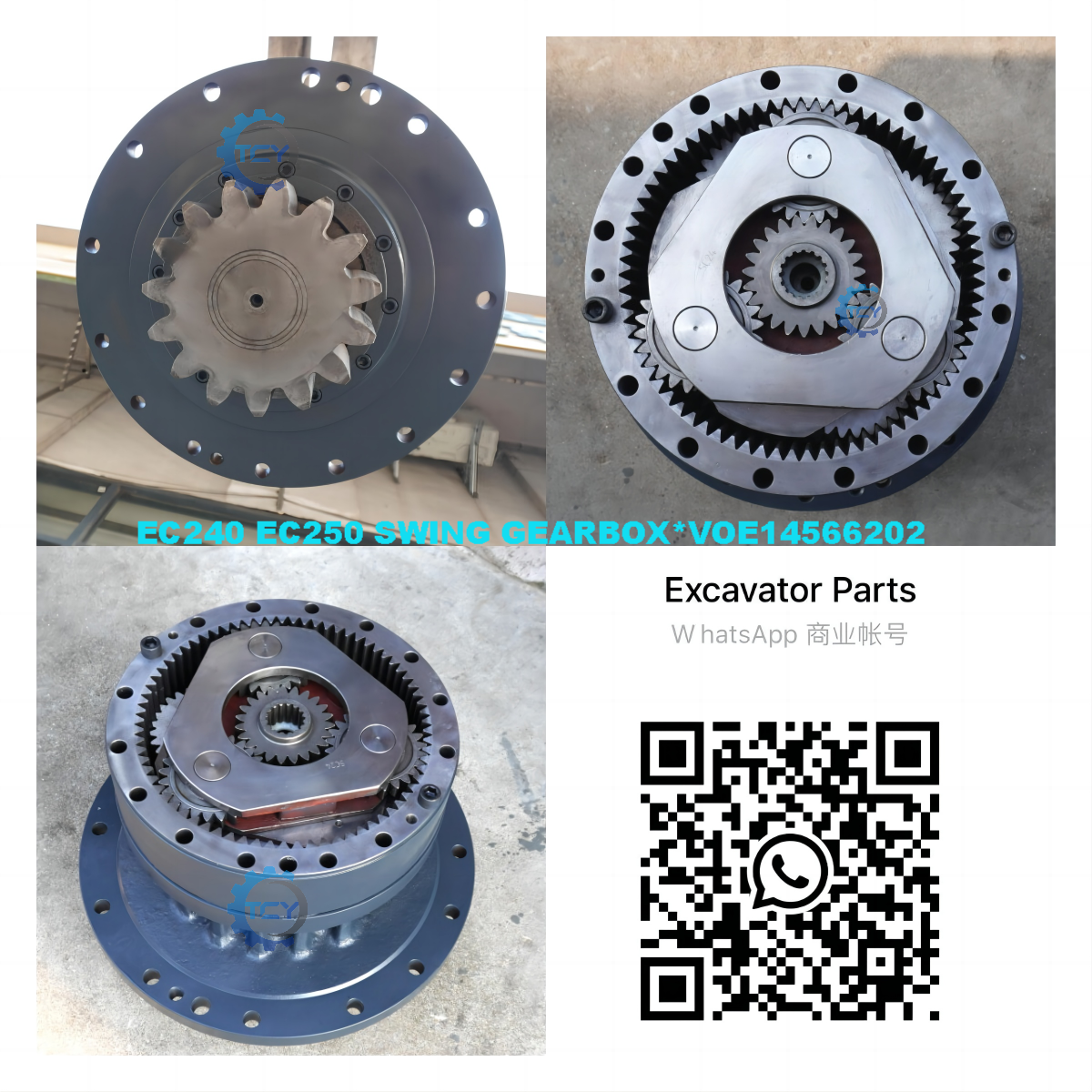 Volvo EC240 EC250 Excavator Parts Swing Drive Gearbox Device VOE14566202