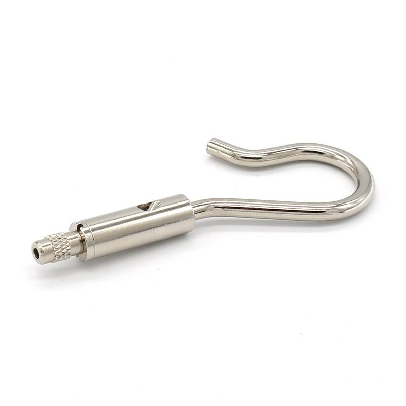 High Quality Brass Cable Gripper Adjustable Suspension Hook Hardware Fitting Ceiling Suspension System Light Sign Hanging Clamp