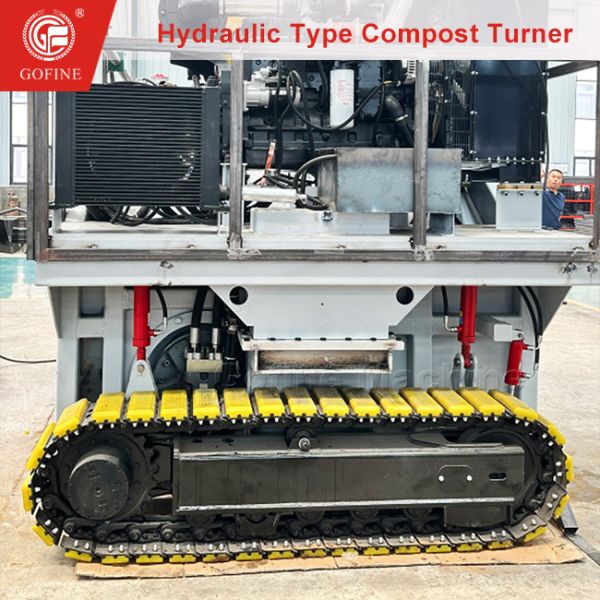 High-Efficiency Organic Waste Composting: Full Hydraulic Crawler Windrow Turner