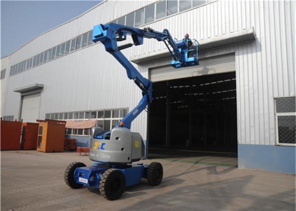 Quick Charge Hybrid  Aerial Equipment , Aerial Platform Lift Uneven Surfaces Suitable
