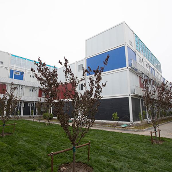 Double Storey Container House For Outdoor Office Hotel Hospital Zontop light Steel Prefabricated Building Container Hous