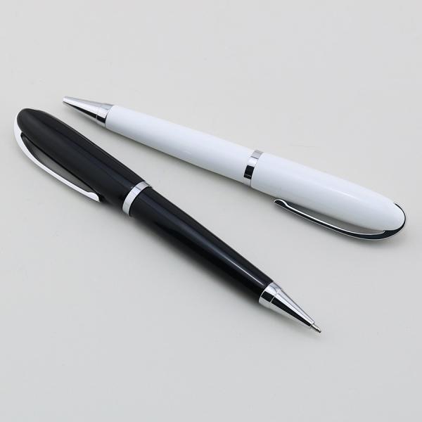 Sleek Metal Ballpoint Pen 1.0mm Classic Office Stationery Business Ball Pen