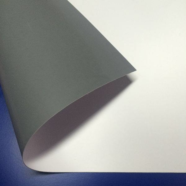 Printing Materials Matte Grey Back PET Film 330G for X Stand for Roll up Displays used indoor