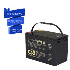 CSB HRL12330WG 12V 330W batterie AGM sans maintenance