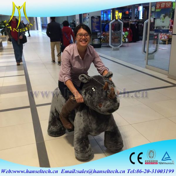 Hansel small animals rides indoor and rechargeable animal car rides