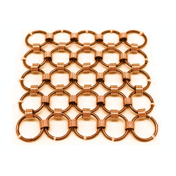 Draperie adaptée aux besoins du client de maille en métal d'anneau de Chainmail pour la décoration d'hôtel de centre commercial