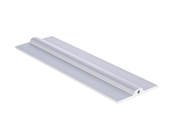 6063-T5 Aluminum Blocking Edge with Sandblasted Matte Surface and 4m Length for Lean Pipe Systems