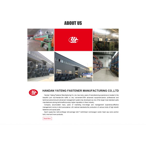 Handan Yateng STEEL Threaded Rods DIN975 Цинковая желтая нить с штангой 4.8/8.8/10.9/12.9