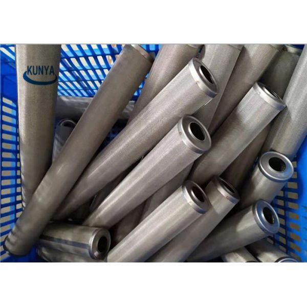 304 316 Mesh Water Purifier Stainless Steel Filter Element Threaded Interface