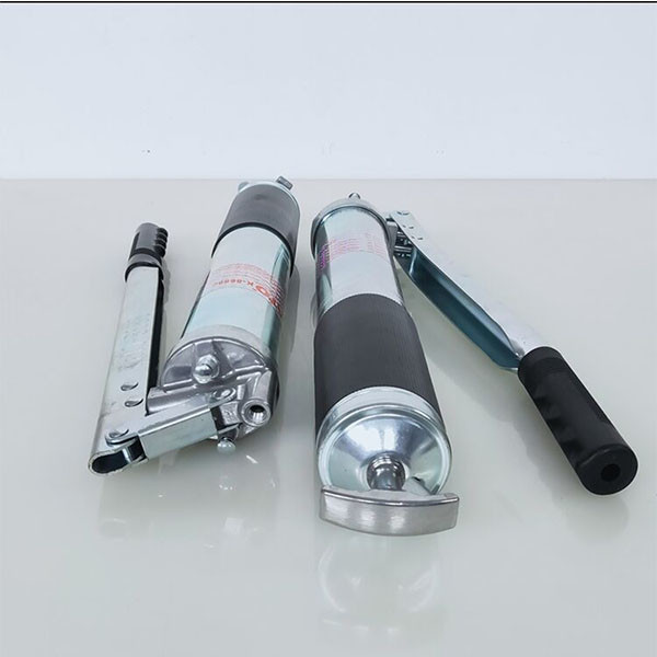 Silver Hand Pump Grease Gun Single Rod 600cc Air Operated