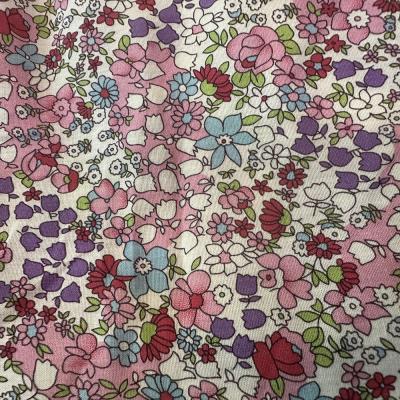 Custom Viscose Printed Tela Chalis Fabrics Spun Rayon Poplin Print Telas Rayon 100% Viscose Rayon Fabric For Dress
