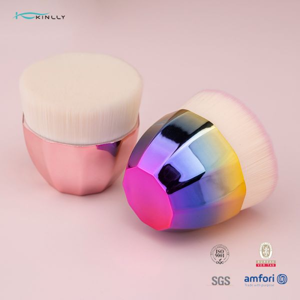 Pó líquido liso da cara superior da escova da composição da fundação de Kabuki Decagon