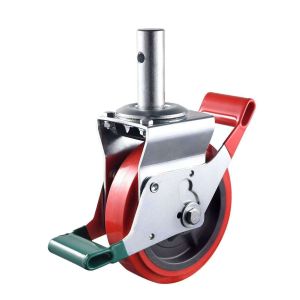 New Design Heavy Duty Durable Castor 8 Inch Scaffolding Caster Wheels for Renovation Buildings and Industrial Facilities