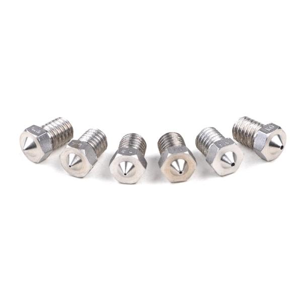 Stainless Steel E3D 0.2 Mm 3d Printer Nozzle M6 External Thread