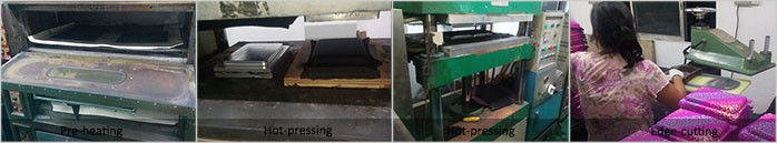 Славный желтый случай Shockprood и водоустойчивое 324*218*40 Mm ноутбука ЕВА цвета