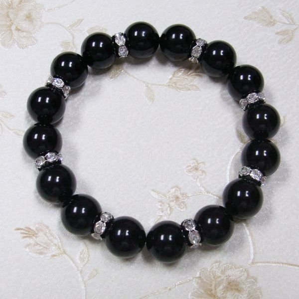 Women Fashion Customized Crystal Bangles Hawaiian Pearl Bracelets