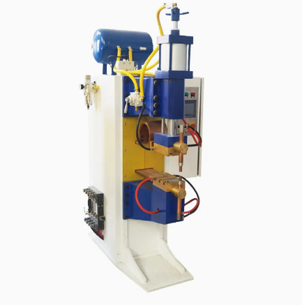 PLC-controlled automatic spot welding machine