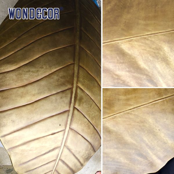 Современная большая наружная абстрактная металлическая скульптура из меди