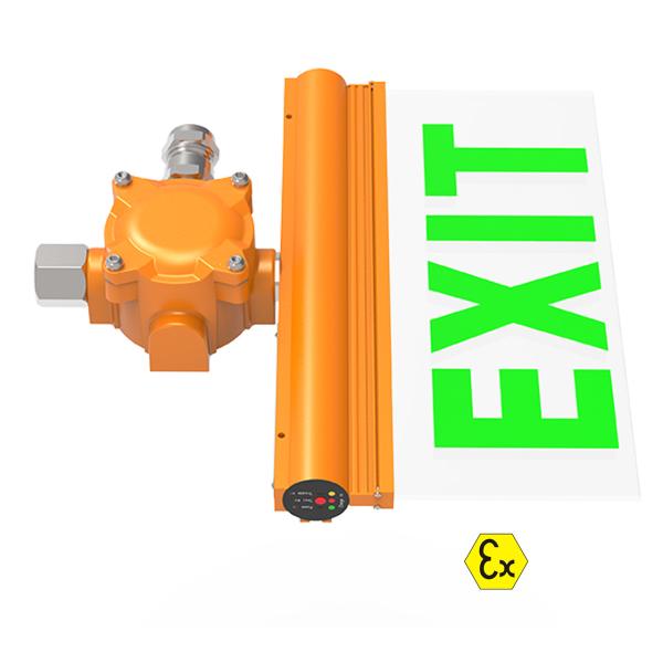6W/0.5W Atex Emergency Lighting Explosion Proof Exit Light Maintained Type