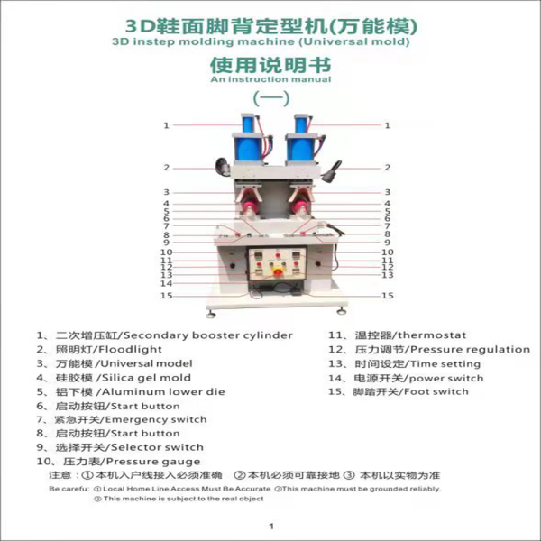 300 Pairs/Hrs Pneumatic Double-head Shoe Upper Crimping Bending Machine Shoes Machine 1050*650*1970 MM