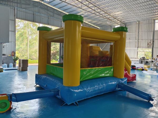 Commercial Popular Inflatable Bouncy Castle Inflatable Bounce House With Slide Combo Jumping Park For Kids