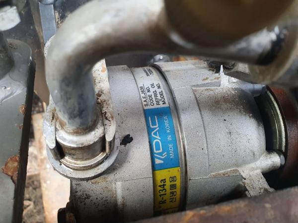 compressor do condicionador de ar da máquina escavadora de EC ec55b