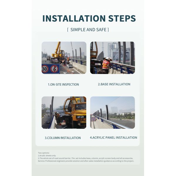 Дорожная акриловая акустическая шумоограничительная панель звукоизоляционная панель жилая зона