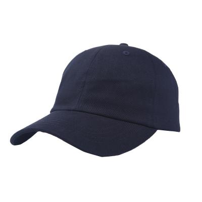 Promotional Curved Brim Black Cotton Baseball Cap Custom Trucker Cap SML Size