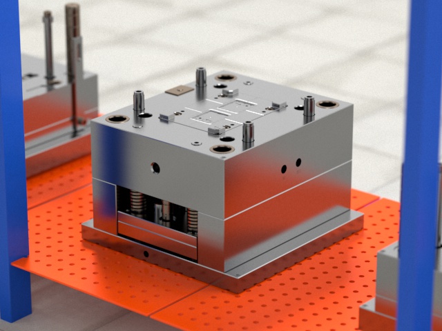 OEM / ODM: Cold Runner Injection Molding & Transparent Medical Instrument Bottom Shell (1*2) No.23672