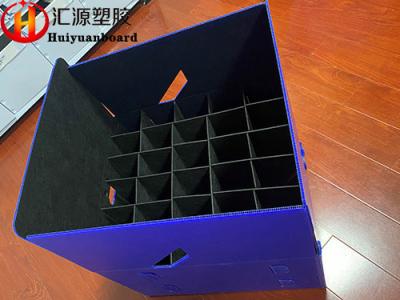 Foldable PP Corrugated Plastic Dividers , Reusable Corrugated Plastic Boxes