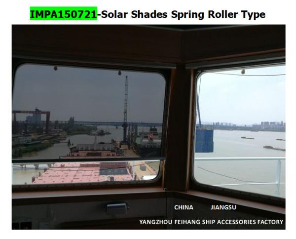 Sombras solares marinhas tipo IMPA150721 O posicionamento automático e operação da mola são convenientes