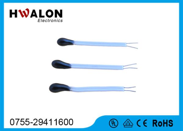 MF52 Thermistor Temperature Sensor Epoxy Coated Blackhead High Precision 2.5-4mm Head Size