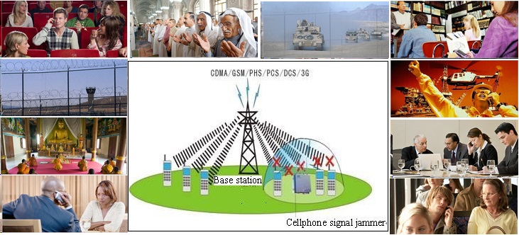 Блокатор GPS WiFi GSM Jammer тюрьмы частоты RF для сообщения
