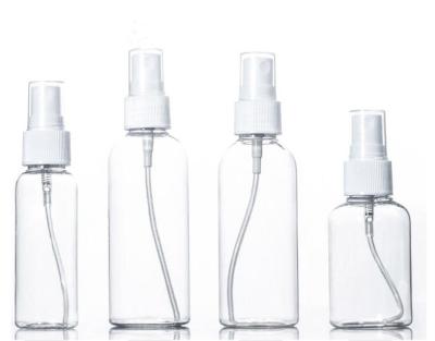 O cosmético plástico vazio do ODM engarrafa o atomizador 10ML - 100ML com pulverizador da bomba