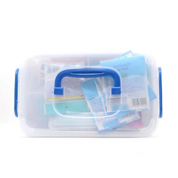 Office First Aid Box Plastic Medical Case Storage First Aid Kit 156 components durable
