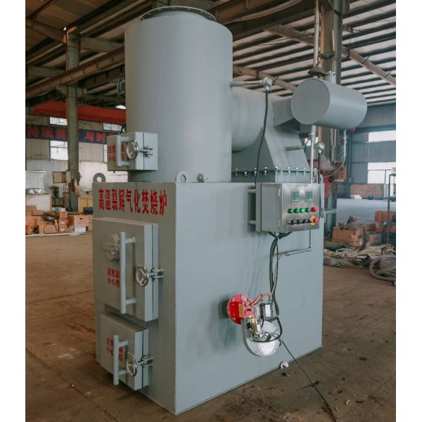 Medical Waste Incinerator with 850-1300°C Combustion Temperature for Hazardous Waste Treatment Using Diesel Or Natural Gas Fuel