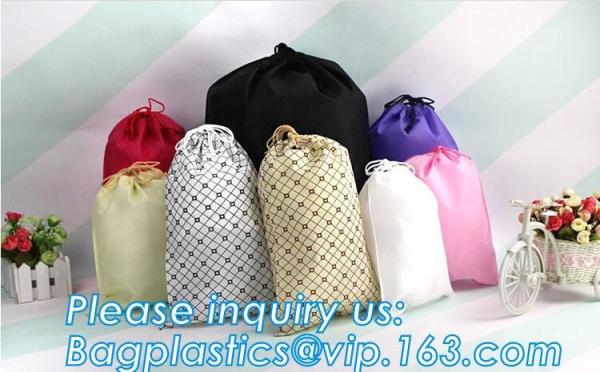 non woven drawstring bags, Glossy Lamination / Matt Lamination / Laser Film Lamination / No Lamination, pak, pkg, pac