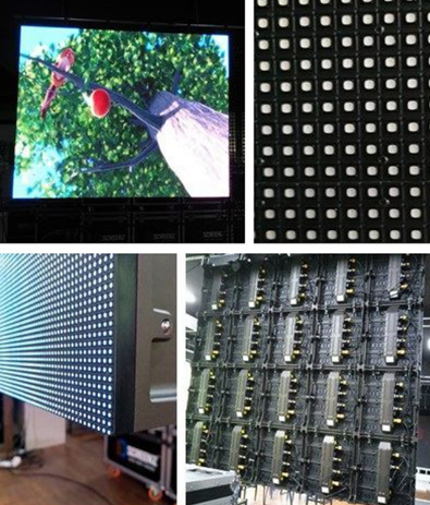 Ultra Slim Smd 3528 LED Monitor de pantalla de aluminio fundido a presión P10 Alto brillo 640mm X 640mm